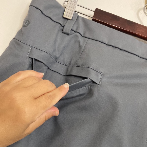 Lululemon Pants Mens 36 x 32 Gray Commission Classic Qwick Chino Water Repellent - Picture 9 of 16